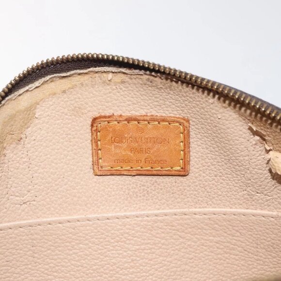 LOUIS VUITTON Monogram Trousse Demi Ronde Cosmetic Pouch M47520 LV Auth bs27472 - Picture 10 of 16